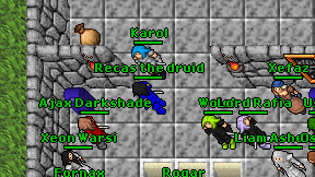 Recas the druid on screen