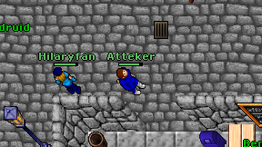 Atteker on screen
