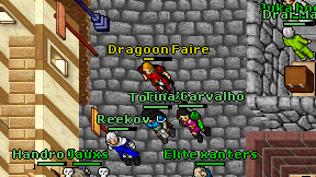 Dragoon Faire on screen