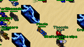 Pinsle on screen