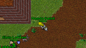 Manda Saint on screen