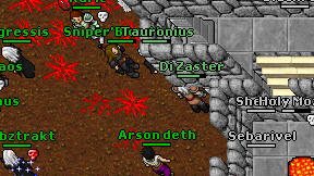Arson deth on screen