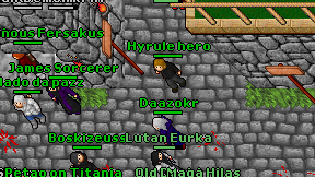 Hyrule hero on screen