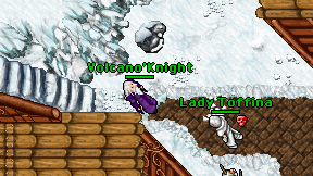 Volcano'Knight on screen