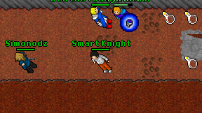 Smart Knight on screen