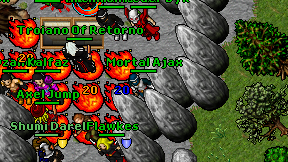 Mortal Ajax on screen