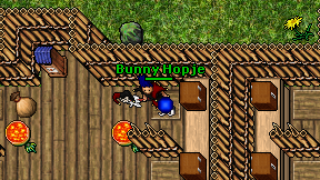 Bunny Hopje on screen