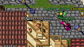 Dangerous Druid on screen