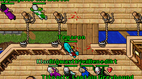 Tegaron on screen