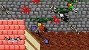 Fork master on screen