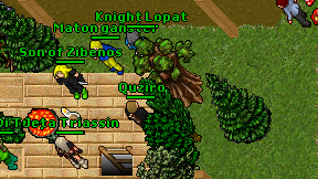 Quziro on screen
