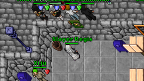 Slayer Regis on screen
