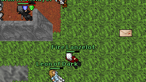 Fire Lanzelot on screen