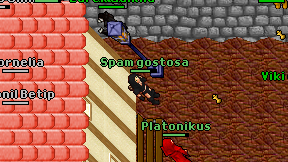 Spam gostosa on screen