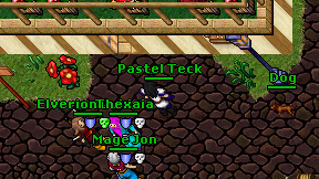 Pastel Teck on screen