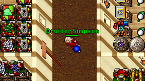 Druider Simpson on screen