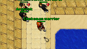 Chekoman warrior on screen