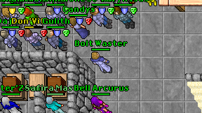 Bolt Waster on screen