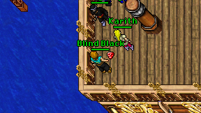 Blind Black on screen