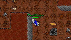 Devil tupa on screen