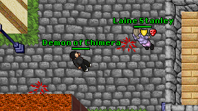 Demon of Chimera on screen
