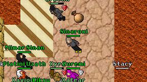 Sinaroxi on screen