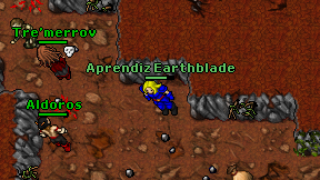 Aprendiz Earthblade on screen