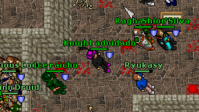 Knight adoidado on screen