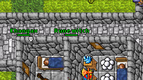 Rune witch on screen