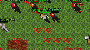 Sniperlanbilo on screen