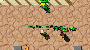 Troy the destroyer on screen