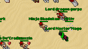 Ninja Shadokan on screen