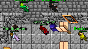 Zert-Deat on screen