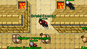 Druid Czarny on screen