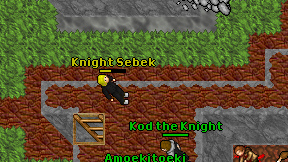 Knight Sebek on screen