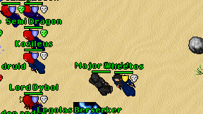 Major Druid on screen