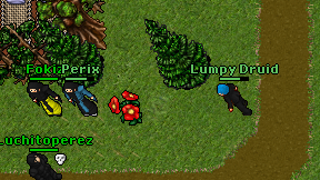 Lumpy Druid on screen