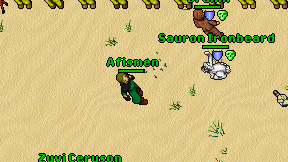 Afismen on screen