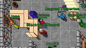 Blackwolf Wizard on screen