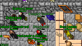 Knight Galdar on screen