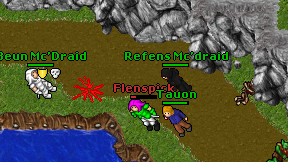 Flenspick on screen