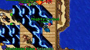 Mighty Corbol on screen