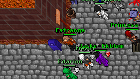 Estrange on screen