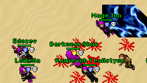 Darkness Sixis on screen