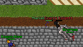 Czarny Knightt on screen