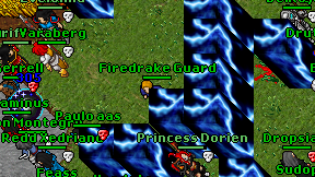 Firedrake Guard on screen