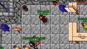 Draxk on screen
