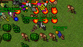 Hidden Sorcerer on screen