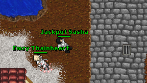 Jackpot Sasha on screen