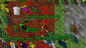 Headless Dragoon on screen